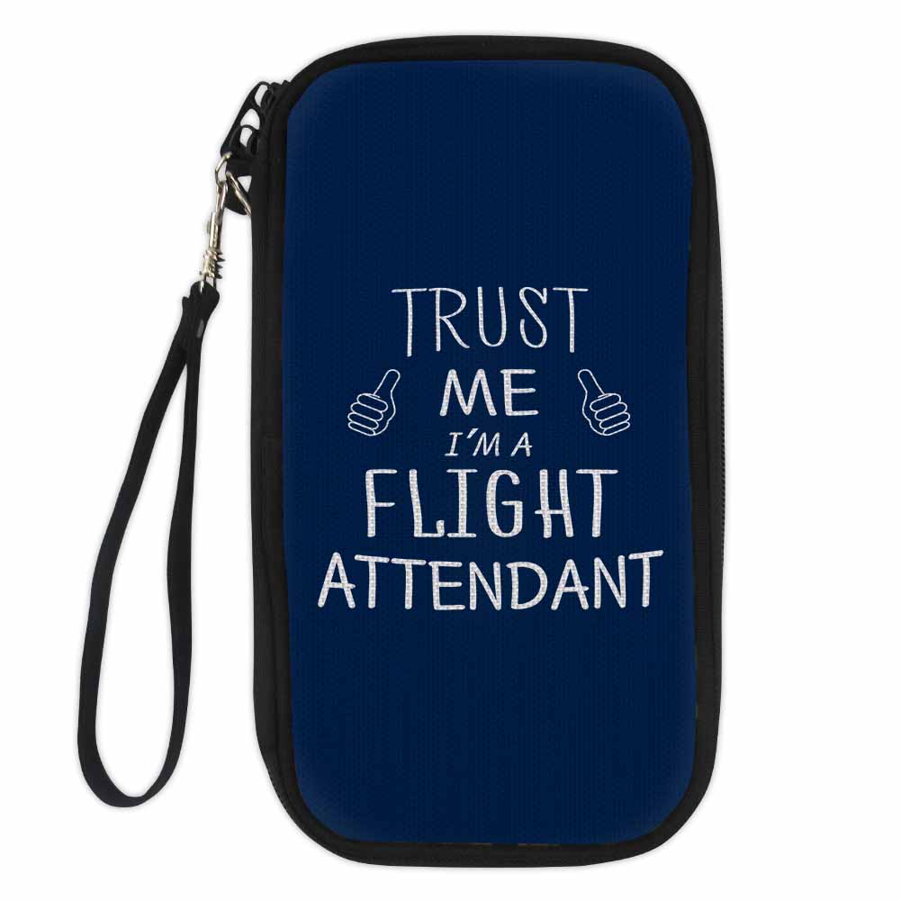 Trust Me I'm a Flight Attendant Designed Travel Cases & Wallets