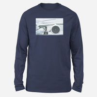 Thumbnail for Amazing Aircraft & Engine Designed Long-Sleeve T-Shirts