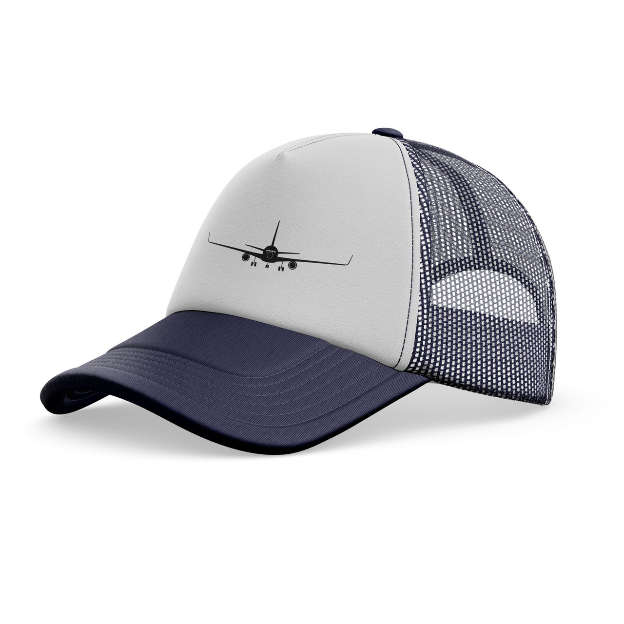 Boeing 767 Silhouette Designed Trucker Caps & Hats