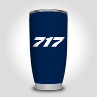 Thumbnail for 717 Flat Text Designed Tumbler Travel Mugs