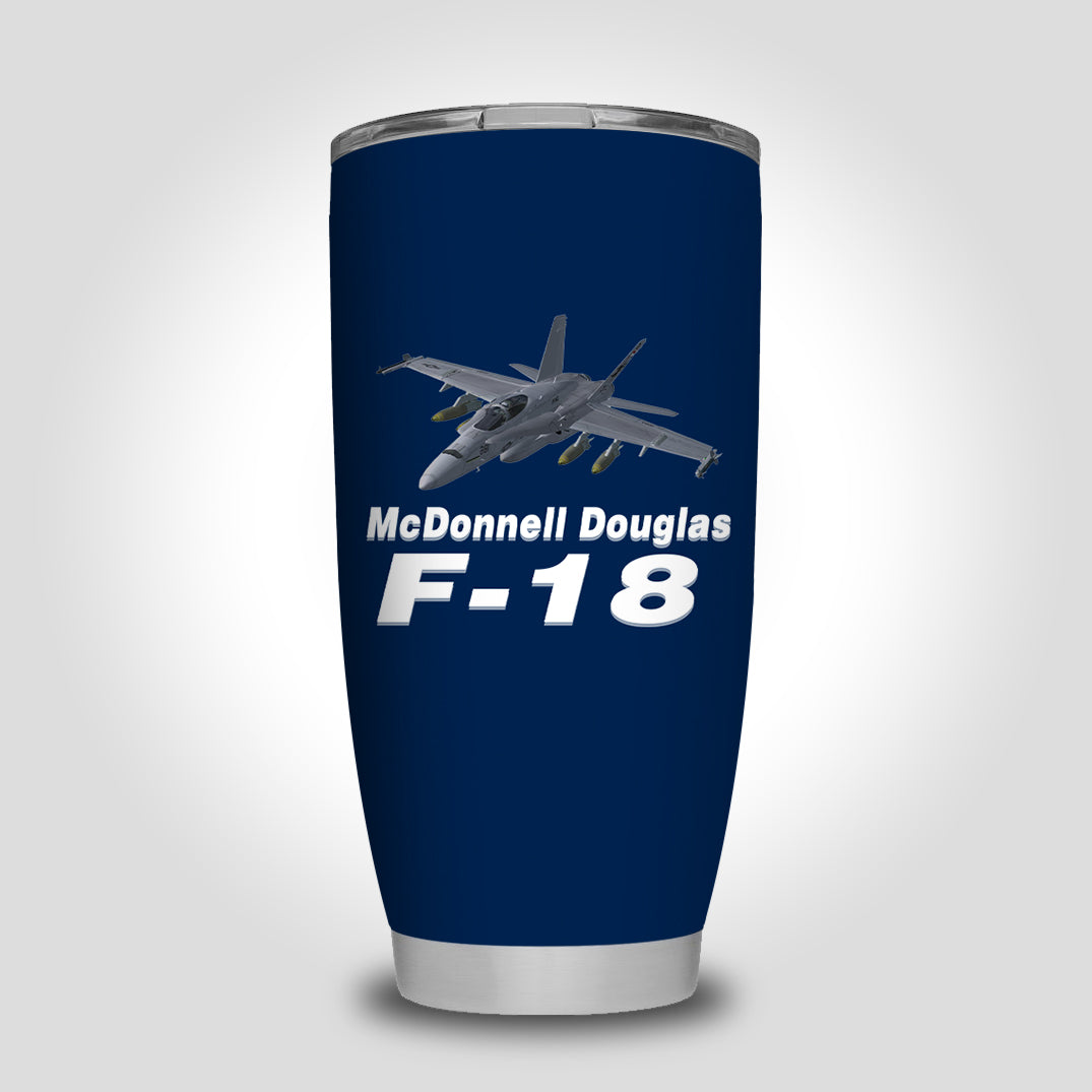 The McDonnell Douglas F18 Designed Tumbler Travel Mugs