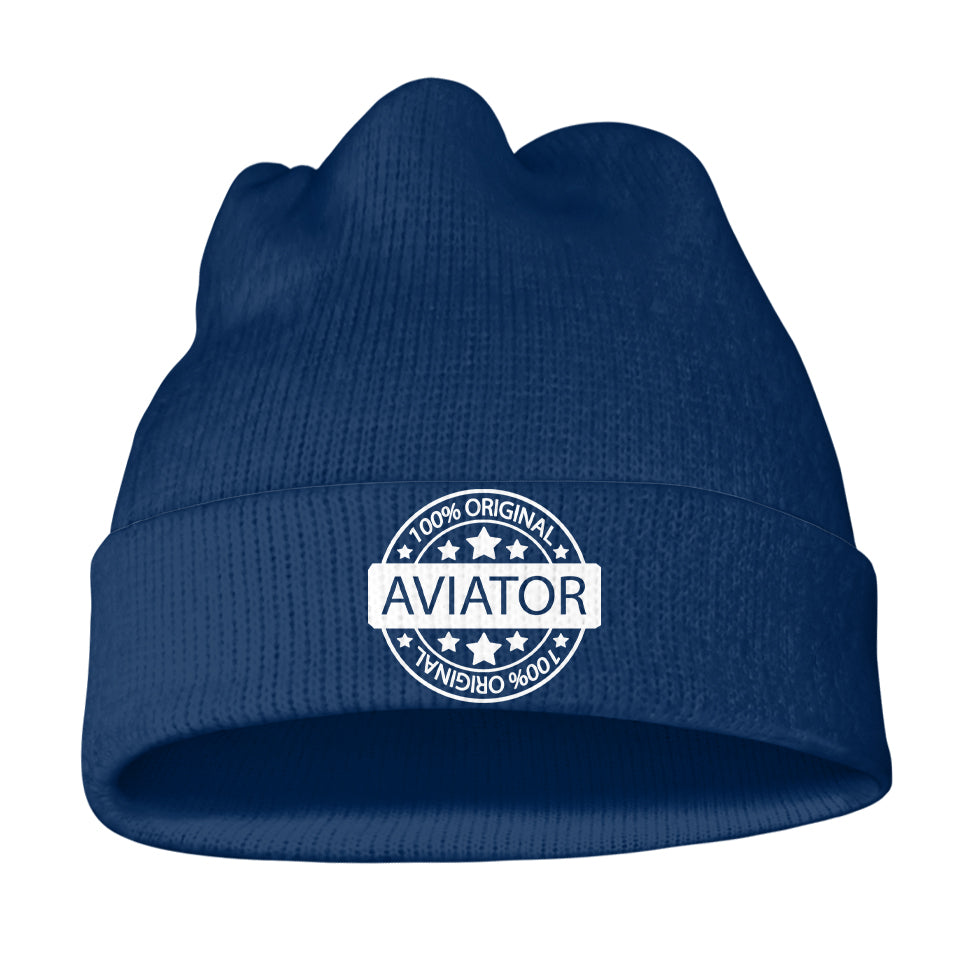 %100 Original Aviator Knit 3D Beanies