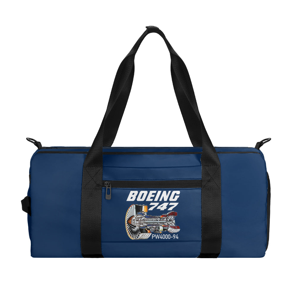 Boeing 747 & PW4000-94 Engine Designed Sports Bag