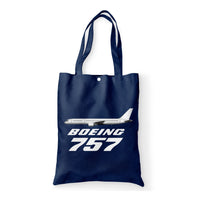 Thumbnail for The Boeing 757 Designed Tote Bags
