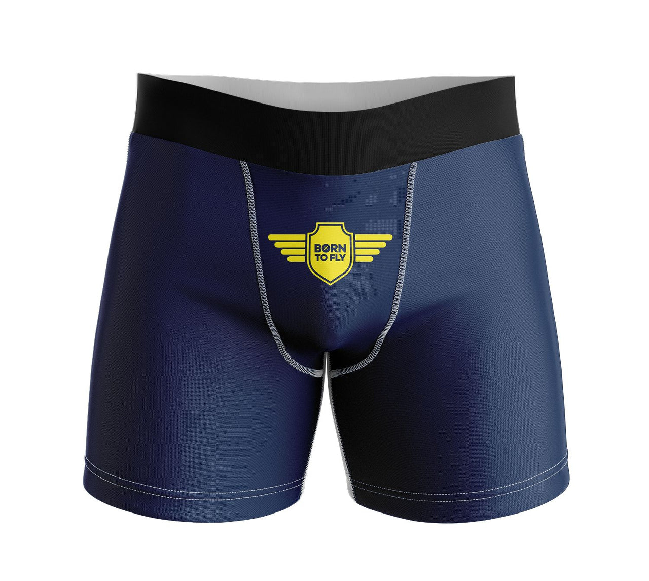 Born To Fly & Badge Designed Men Boxers