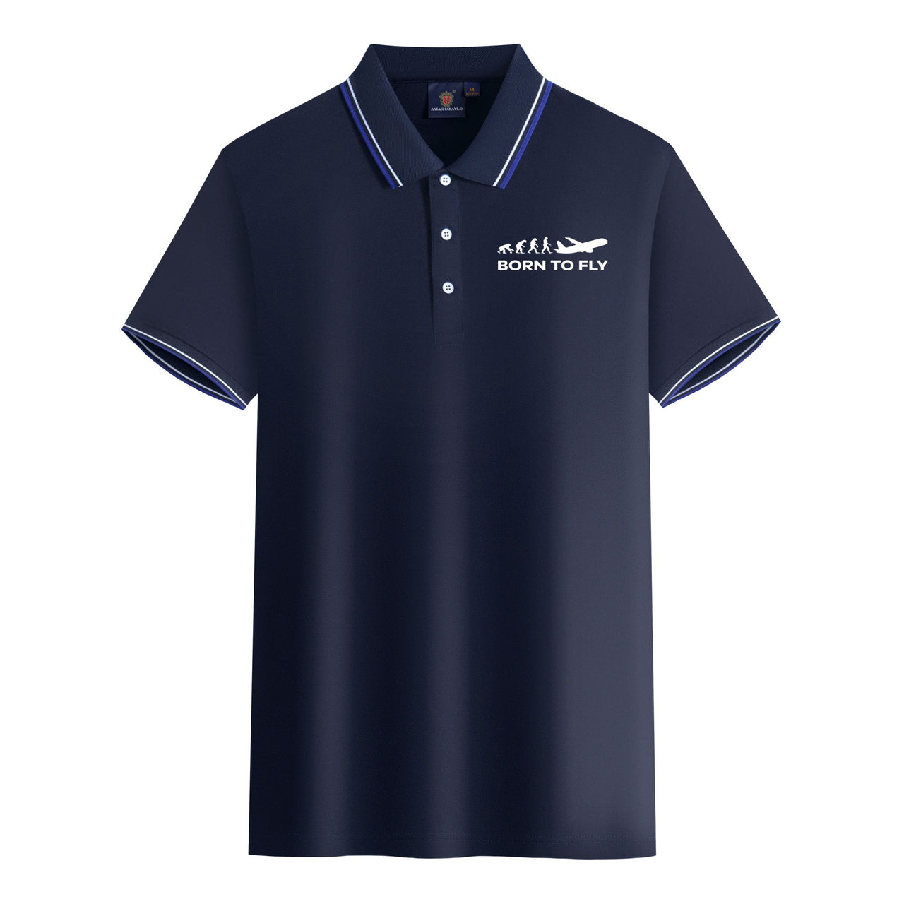 Born To Fly Designed Stylish Polo T-Shirts