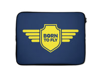 Thumbnail for Born To Fly & Badge Designed Laptop & Tablet Cases