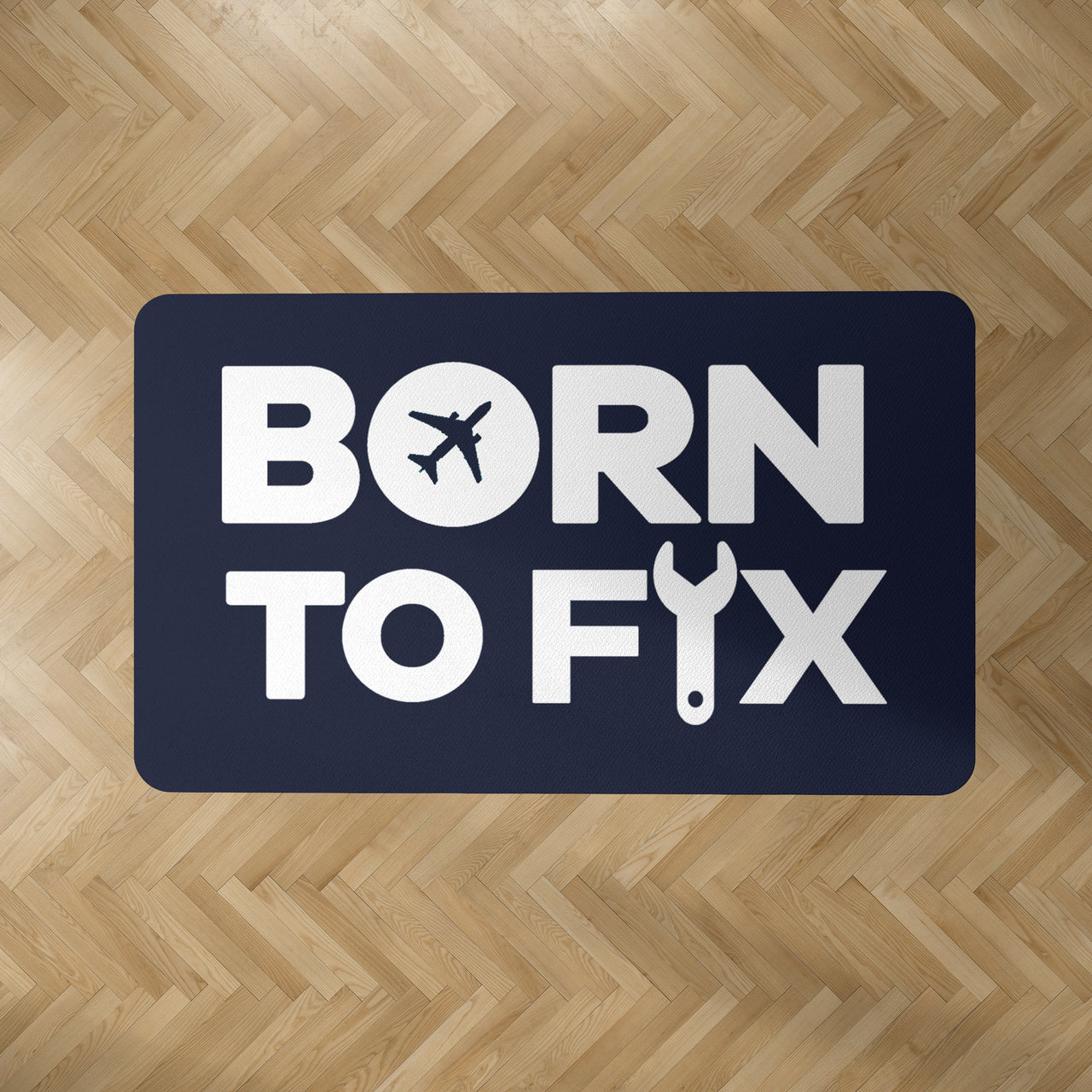 Born To Fix Airplanes Designed Carpet & Floor Mats