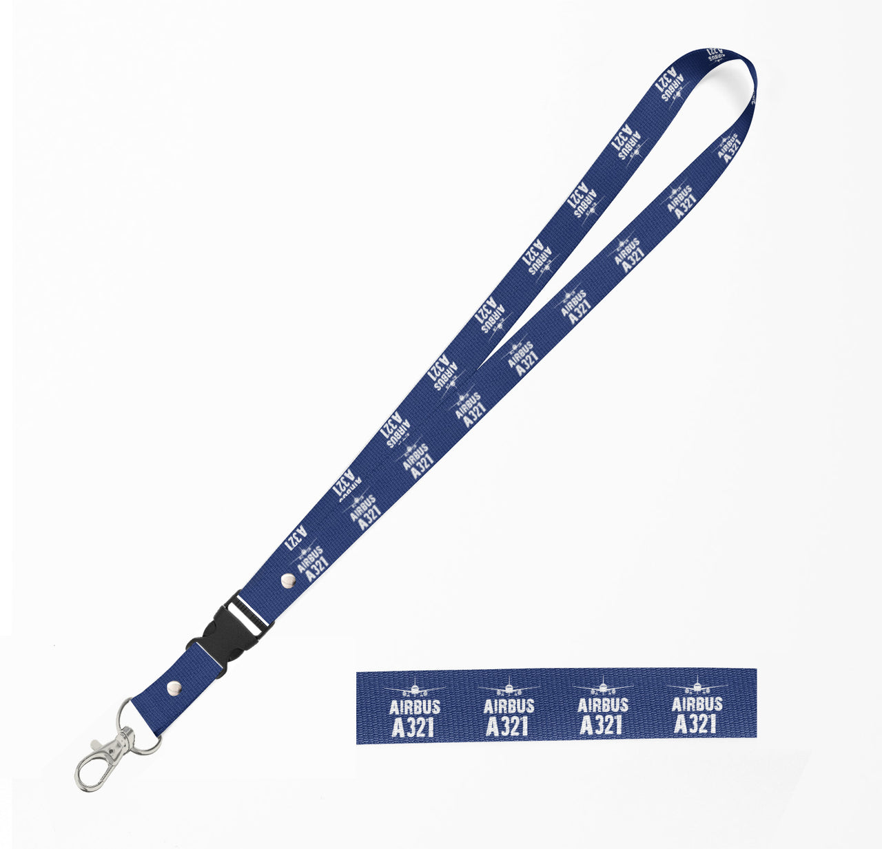 Airbus A321 & Plane Designed Detachable Lanyard & ID Holders