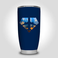 Thumbnail for Supermen of The Skies (Sunrise) Designed Tumbler Travel Mugs