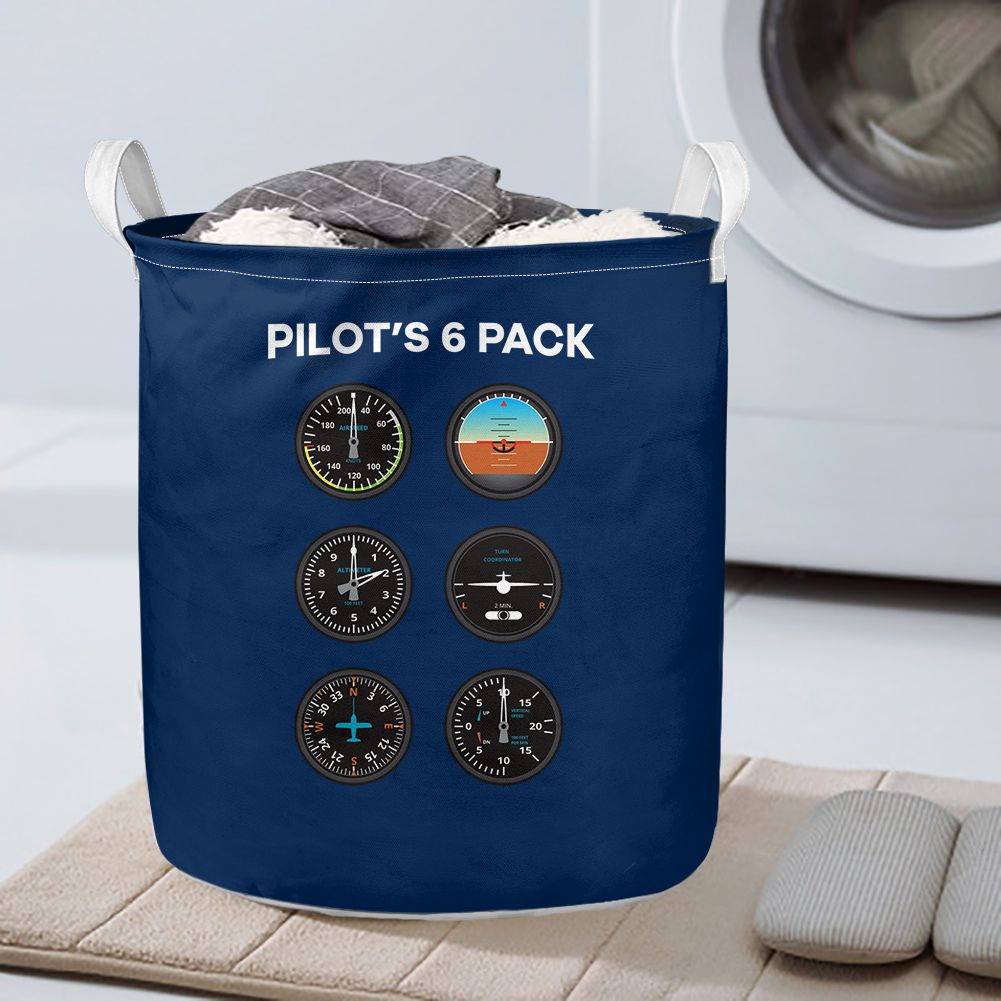 Pilot's 6 Pack Designed Laundry Baskets