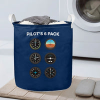 Thumbnail for Pilot's 6 Pack Designed Laundry Baskets