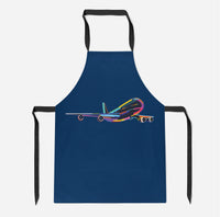 Thumbnail for Multicolor Airplane Designed Kitchen Aprons