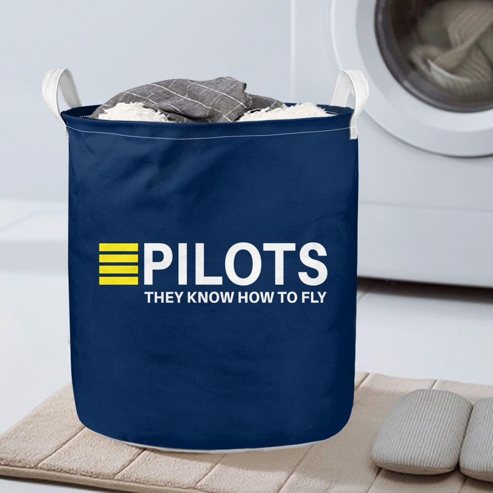Pilots They Know How To Fly Designed Laundry Baskets
