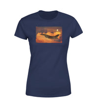 Thumbnail for Departing Fighter Jet 16 Designed Women T-Shirts