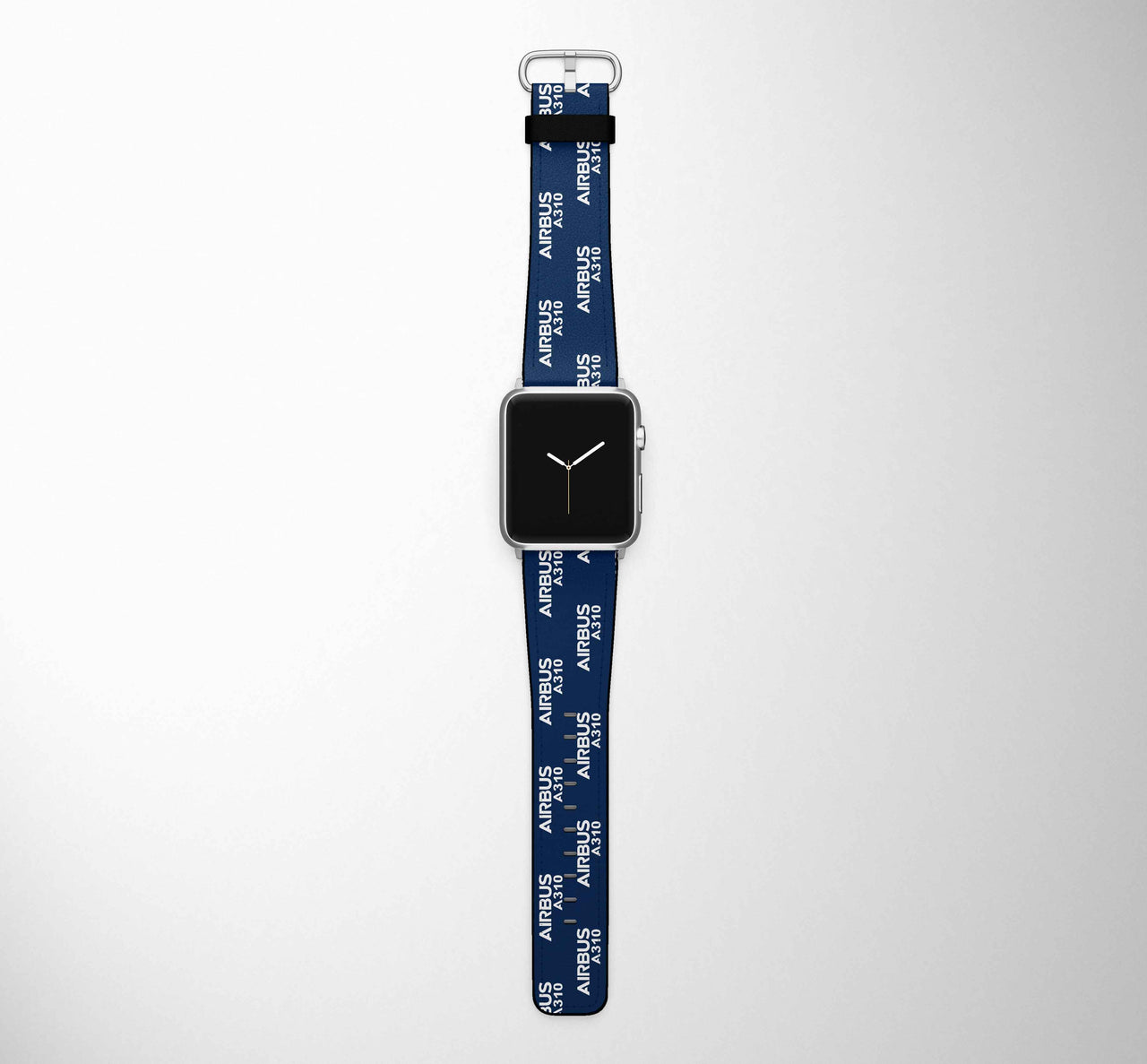 Airbus A310 & Text) Designed Leather Apple Watch Straps