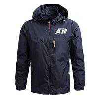 Thumbnail for ATR & Text Designed Thin Stylish Jackets