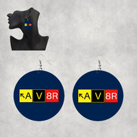Thumbnail for AV8R Designed Wooden Drop Earrings