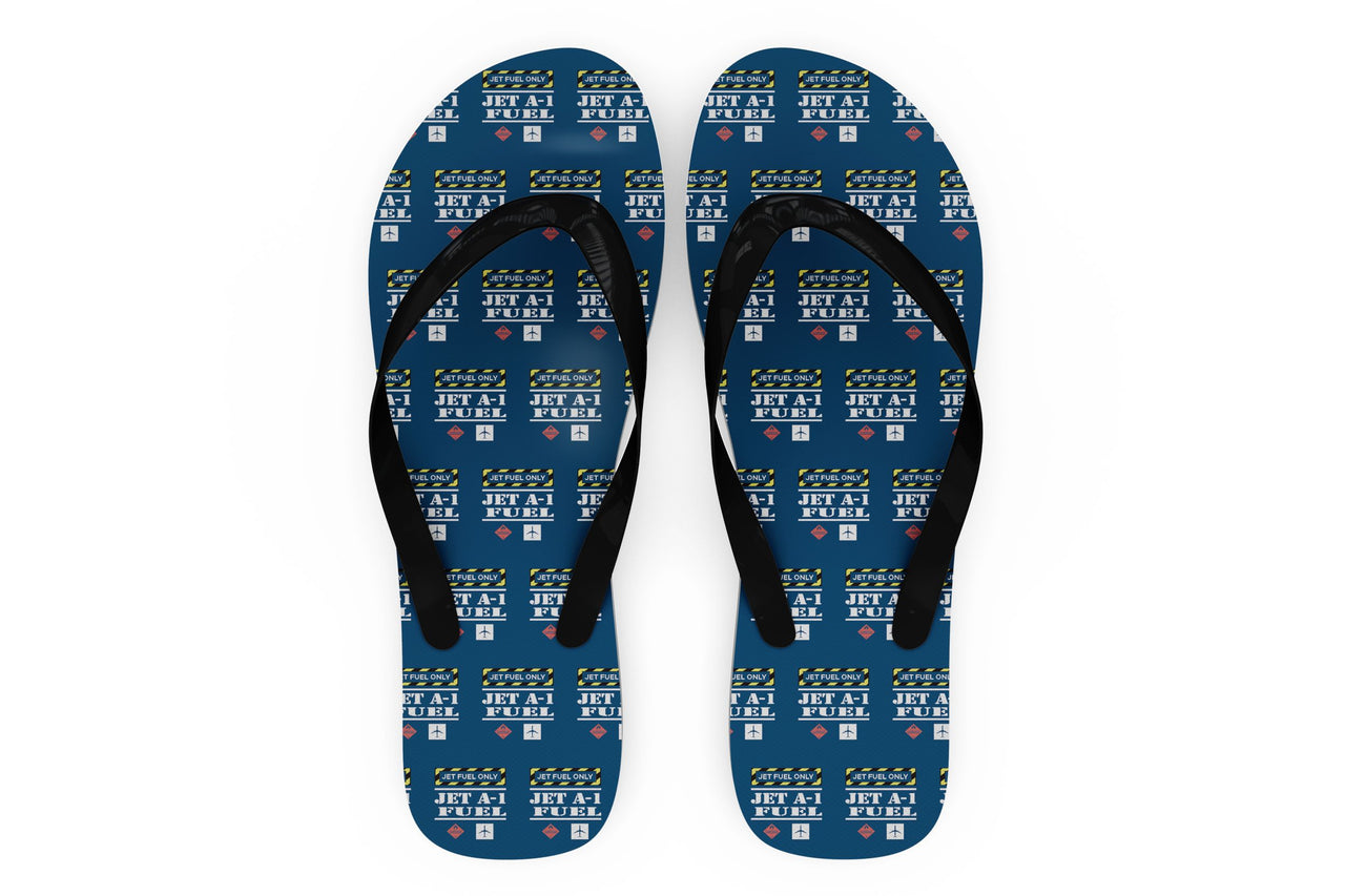 Jet Fuel Only Designed Slippers (Flip Flops)