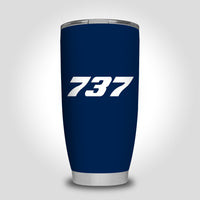 Thumbnail for 737 Flat Text Designed Tumbler Travel Mugs