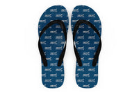 Thumbnail for The Airbus A350 WXB Designed Slippers (Flip Flops)