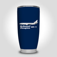 Thumbnail for The McDonnell Douglas MD-11 Designed Tumbler Travel Mugs