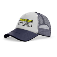 Thumbnail for Warning May Constantly Talk About Aviation Designed Trucker Caps & Hats