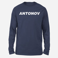Thumbnail for Antonov & Text Designed Long-Sleeve T-Shirts