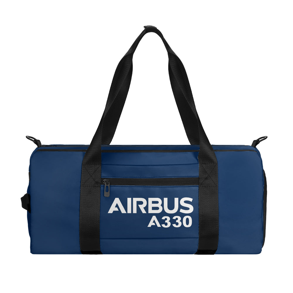 Airbus A330 & Text Designed Sports Bag
