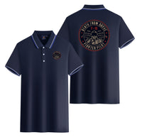 Thumbnail for Fighter Jet 16 - Death From Above Designed Stylish Polo T-Shirts (Double-Side)