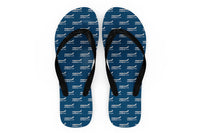 Thumbnail for The Airbus A340 Designed Slippers (Flip Flops)