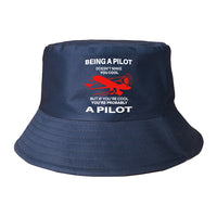 Thumbnail for If You're Cool You're Probably a Pilot Designed Summer & Stylish Hats