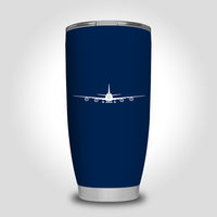 Thumbnail for Boeing 747 Silhouette Designed Tumbler Travel Mugs