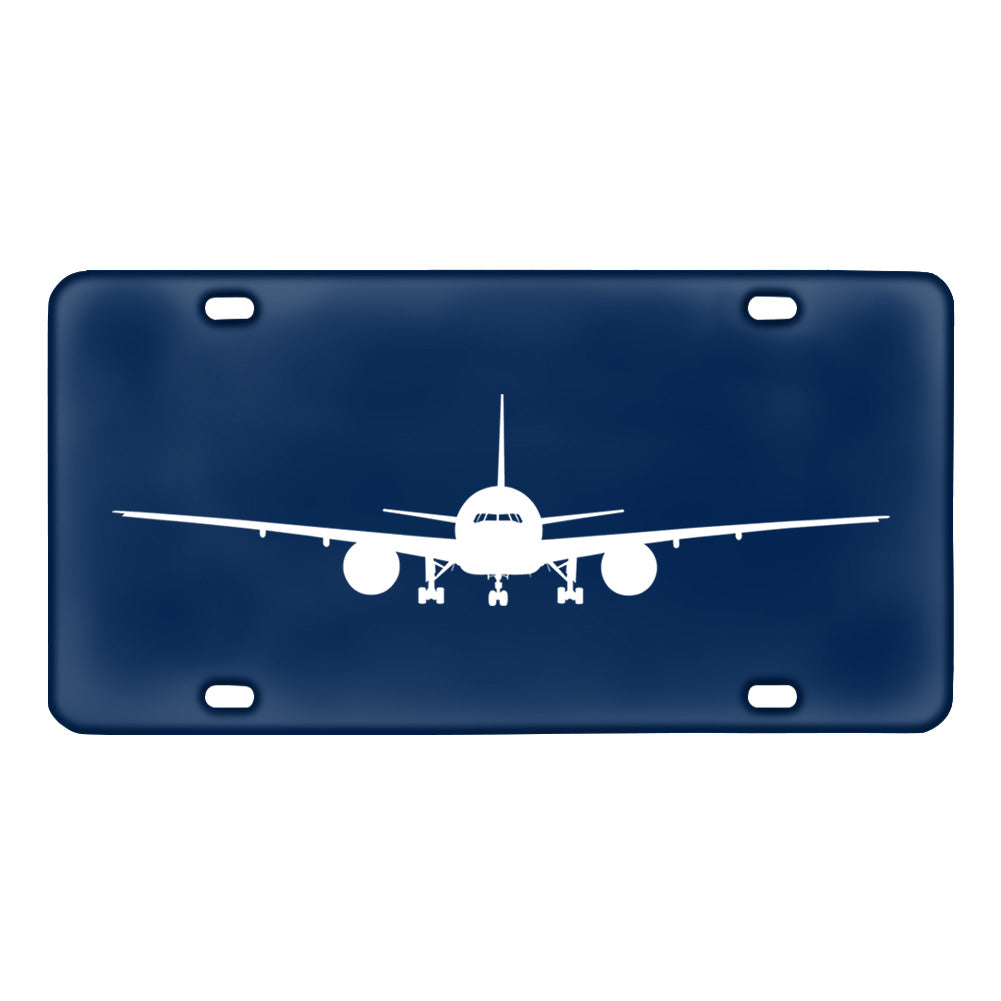 Boeing 777 Silhouette Designed Metal (License) Plates