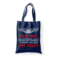 Thumbnail for Flying One Ball Designed Tote Bags
