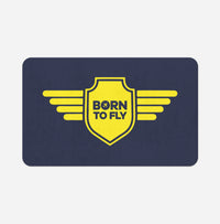 Thumbnail for Born To Fly & Badge Designed Bath Mats