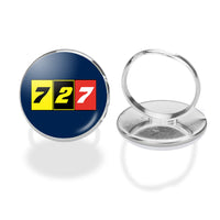 Thumbnail for Flat Colourful 727 Designed Rings