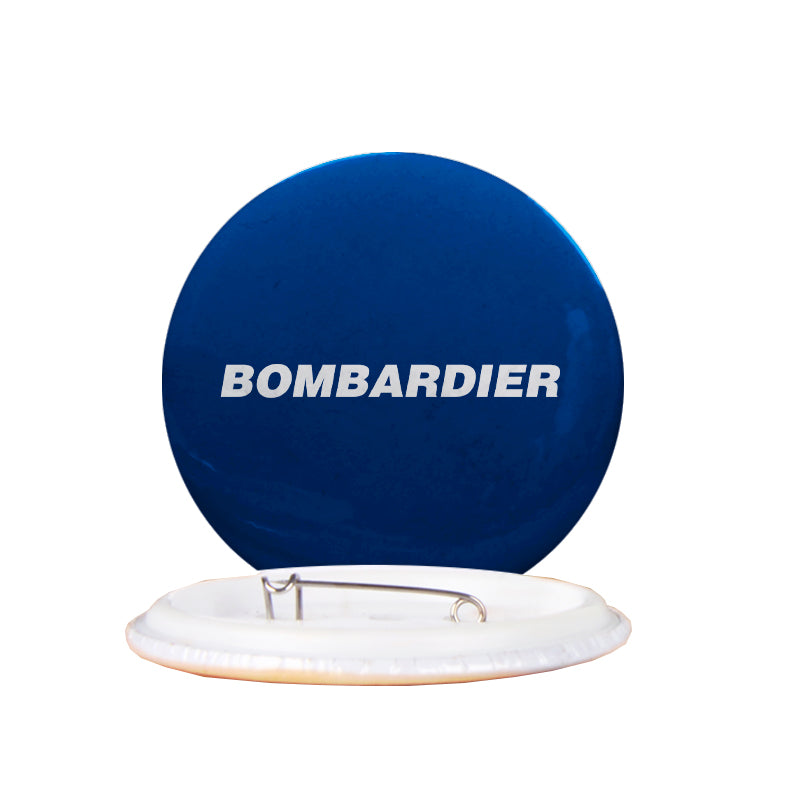 Bombardier & Text Designed Pins