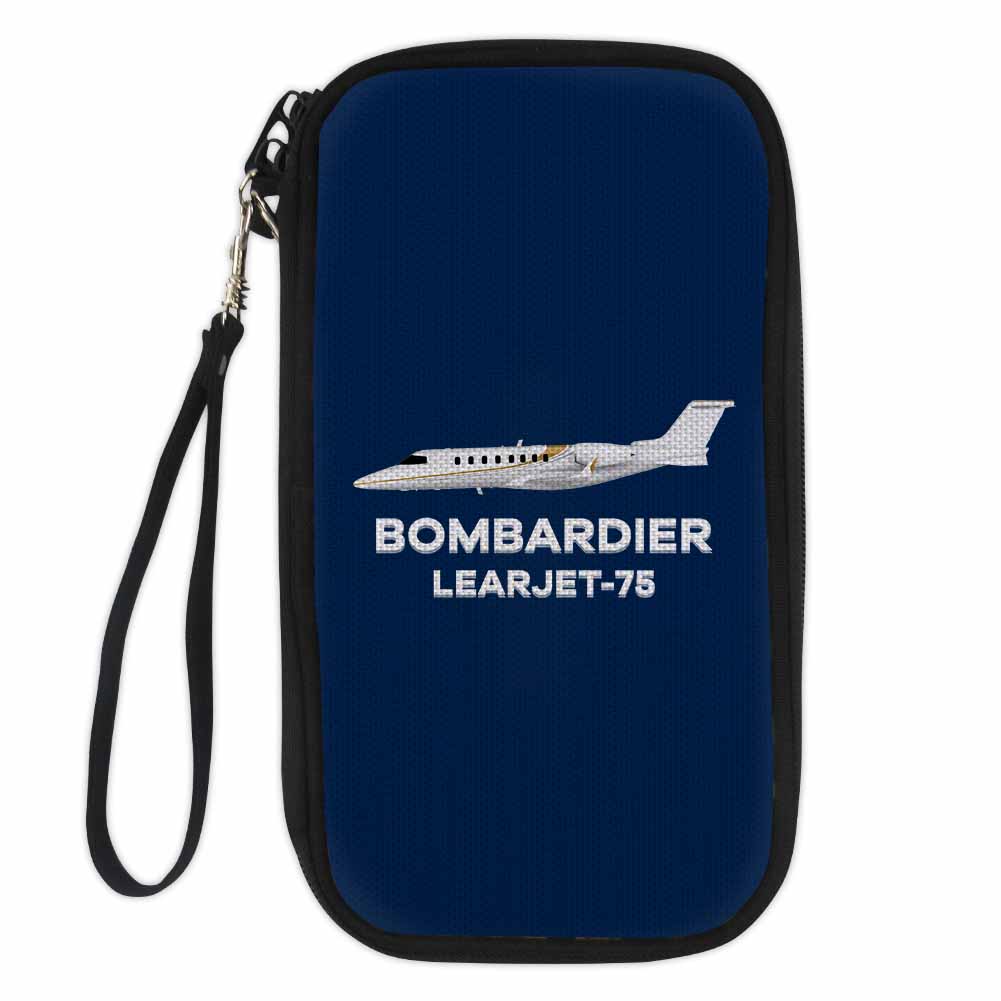 The Bombardier Learjet 75 Designed Travel Cases & Wallets
