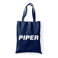 Thumbnail for Piper & Text Designed Tote Bags