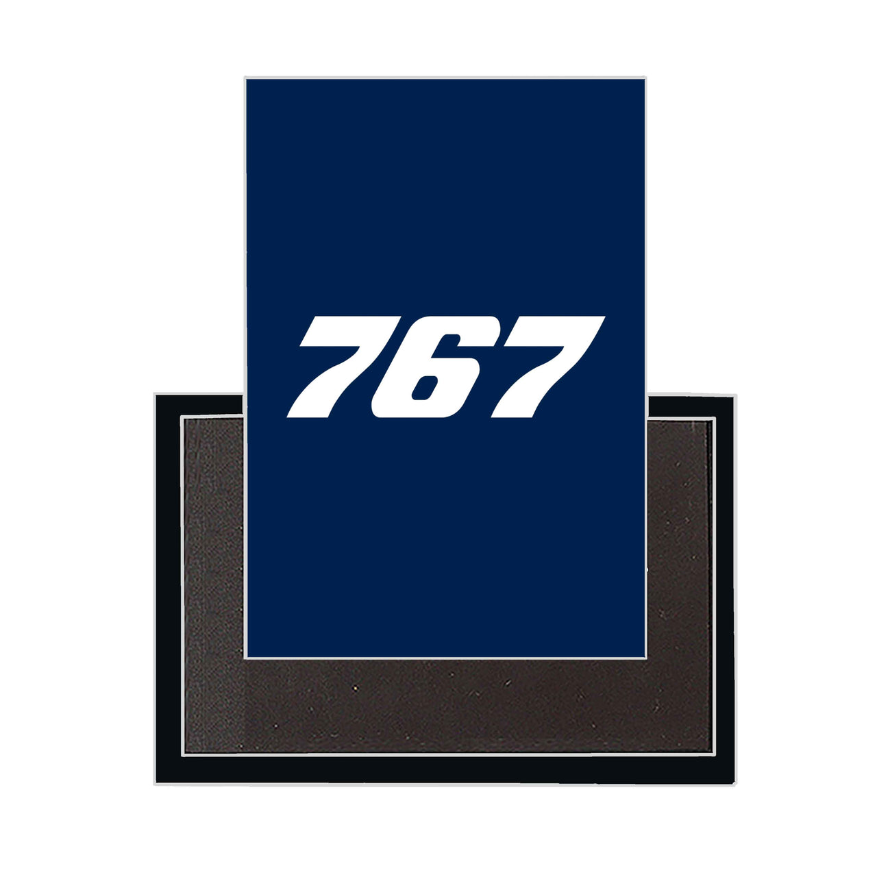 767 Flat Text Designed Magnets