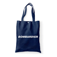 Thumbnail for Bombardier & Text Designed Tote Bags