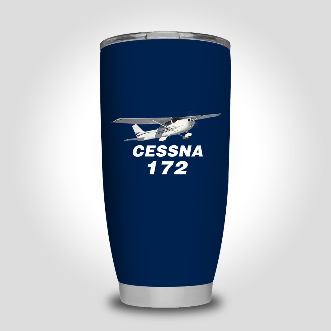 The Cessna 172 Designed Tumbler Travel Mugs