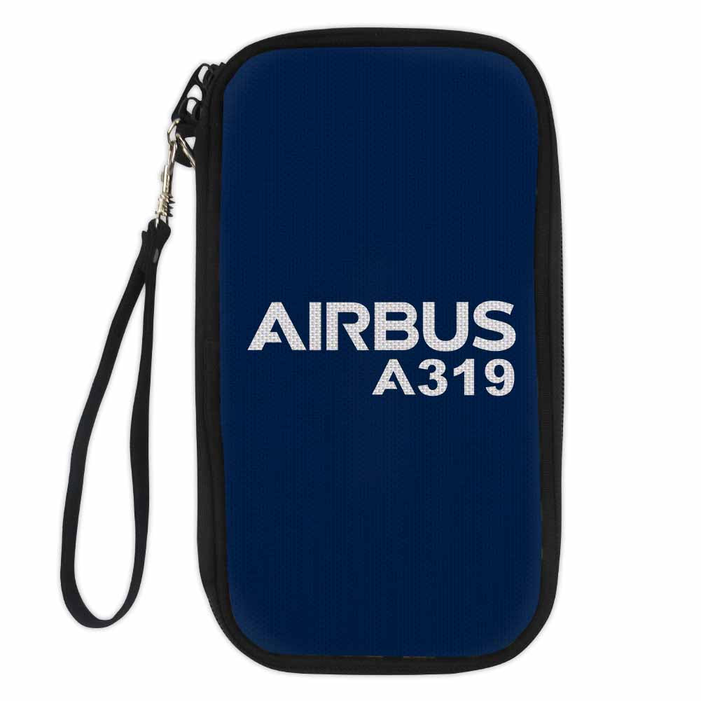 Airbus A319 & Text Designed Travel Cases & Wallets