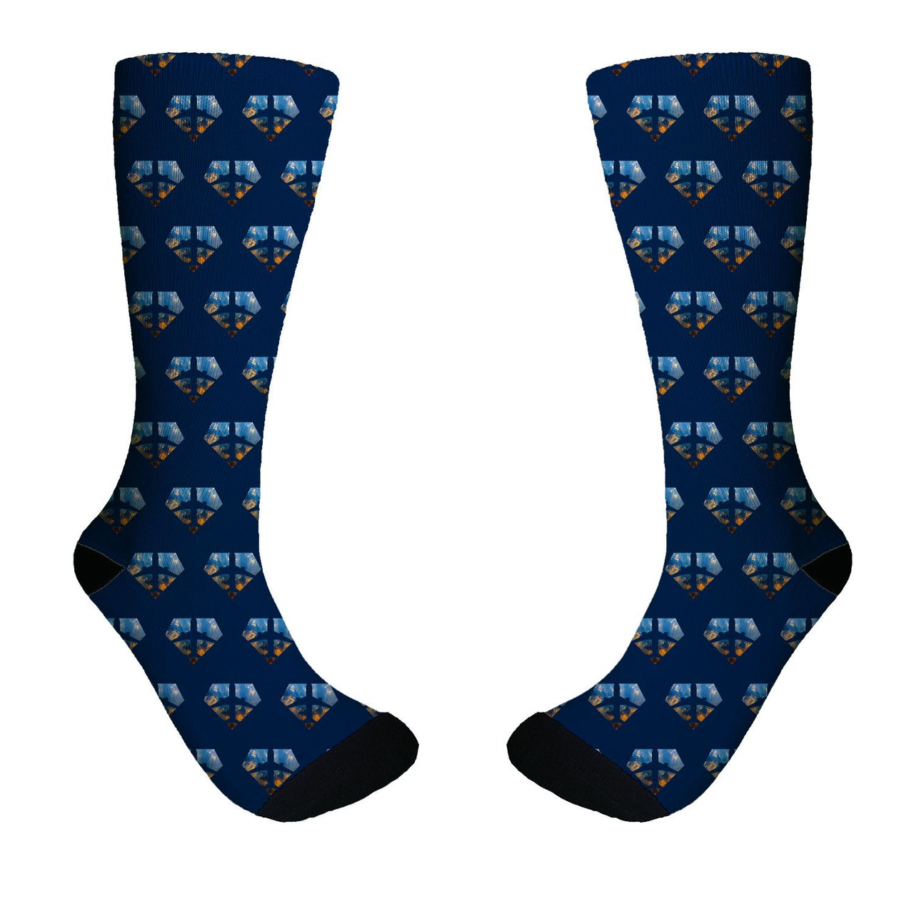 Supermen of The Skies (Sunrise) Designed Socks