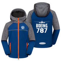 Thumbnail for Boeing 787 & Plane Designed Children Polar Style Jackets