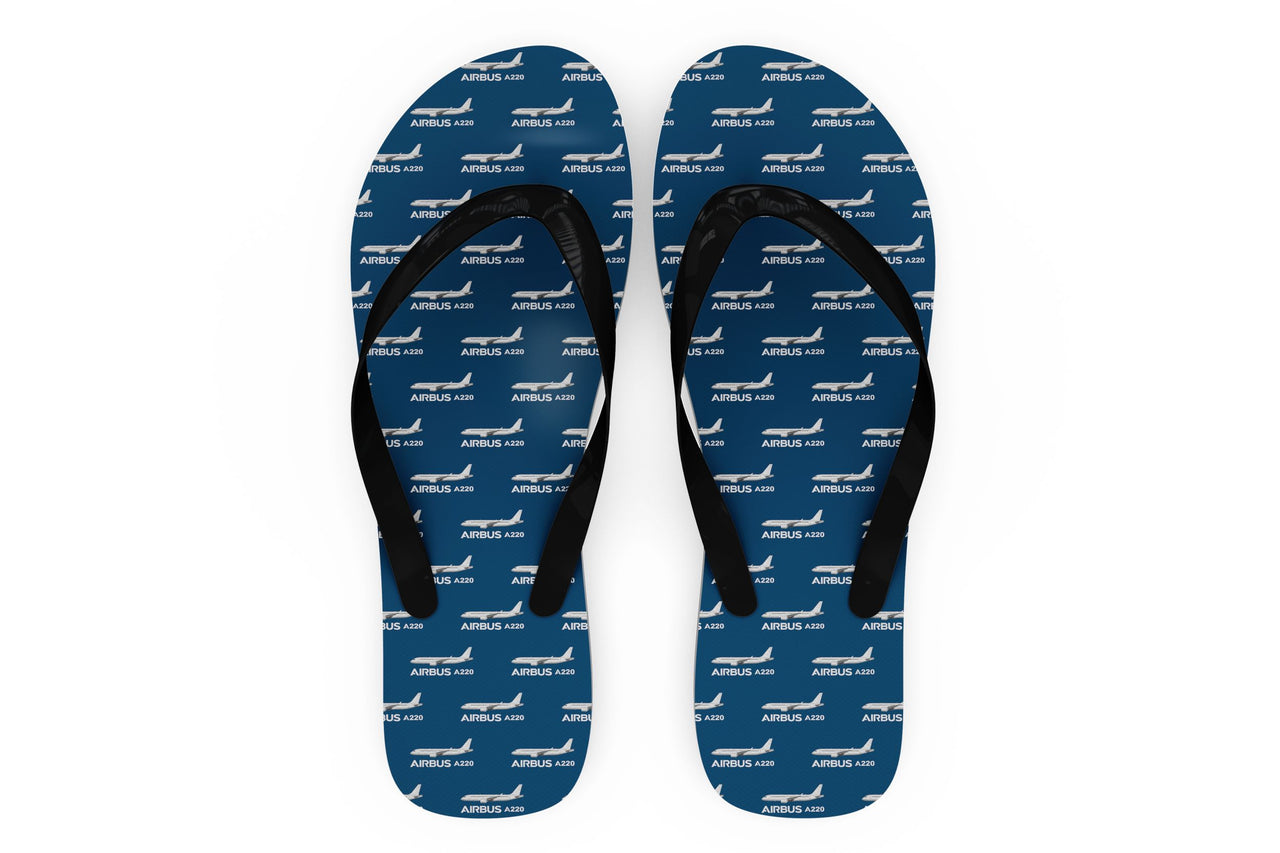 The Airbus A220 Designed Slippers (Flip Flops)
