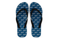 Thumbnail for The Airbus A220 Designed Slippers (Flip Flops)