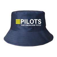 Thumbnail for Pilots They Know How To Fly Designed Summer & Stylish Hats