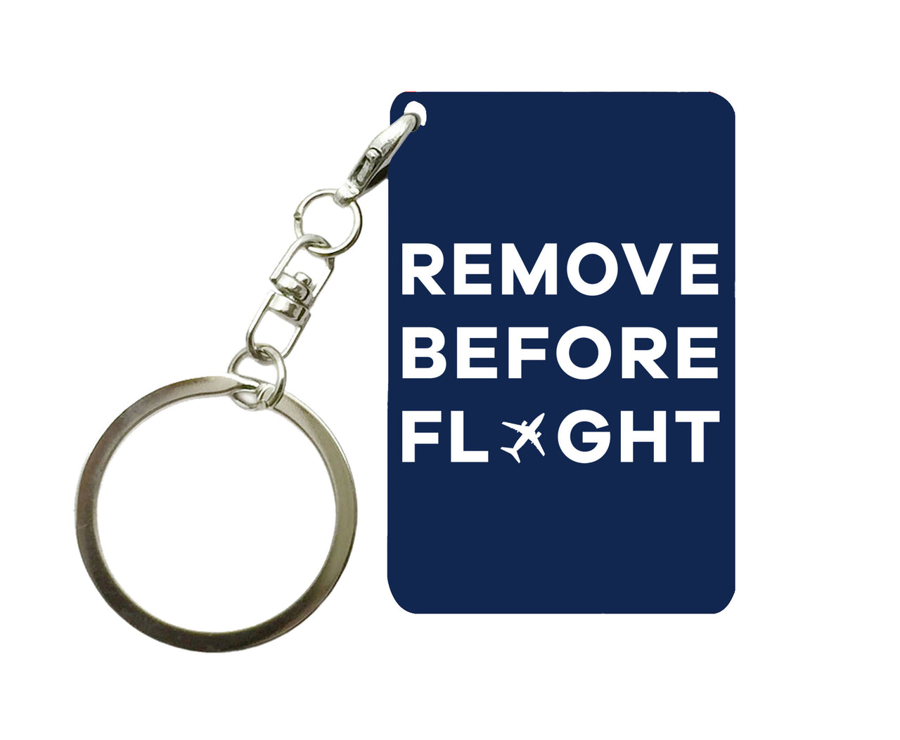 Remove Before Flight Designed Key Chains